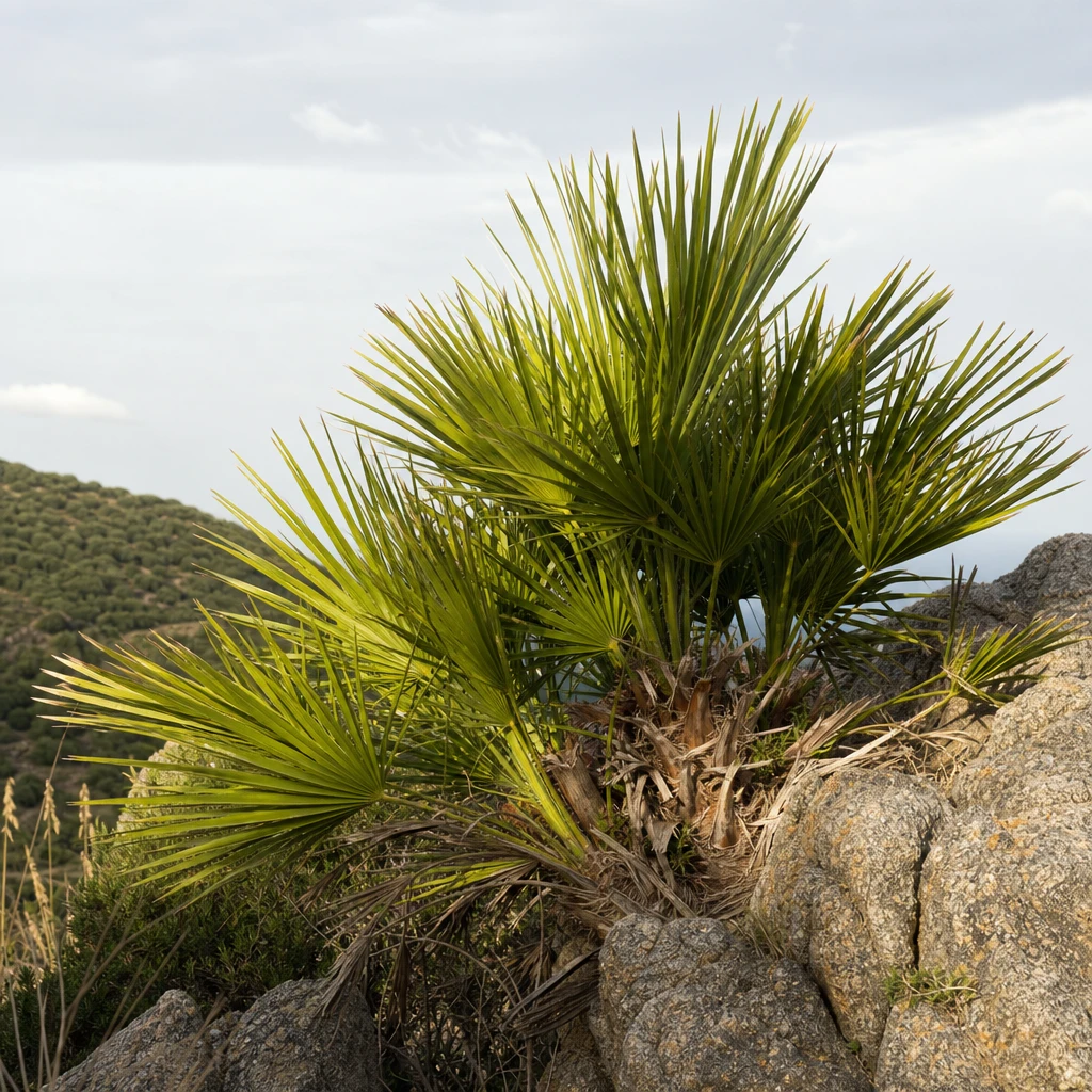 Chamaerops humilis - Mediterranean fan palm