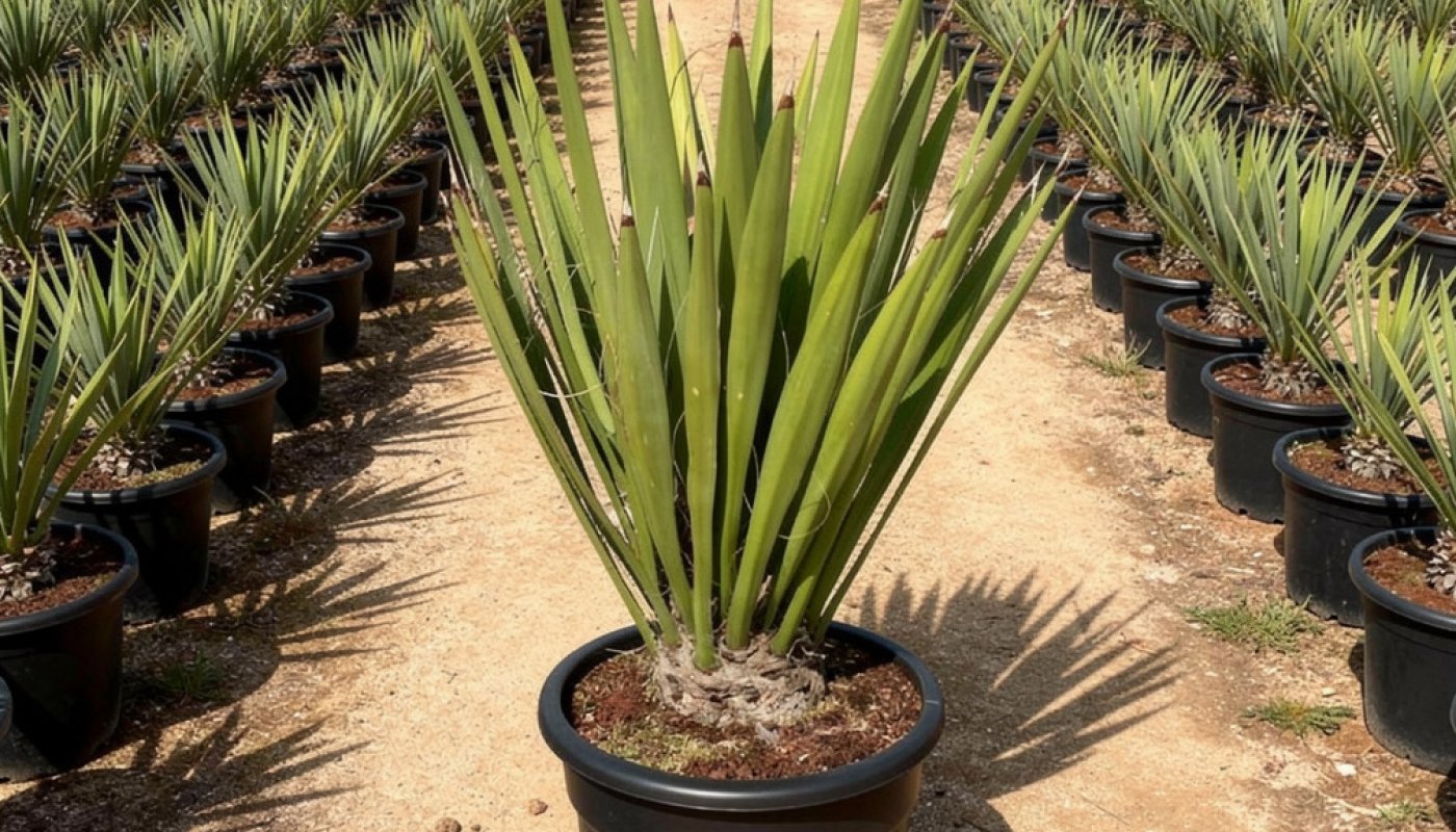 Yucca elephantipes, Baumschule