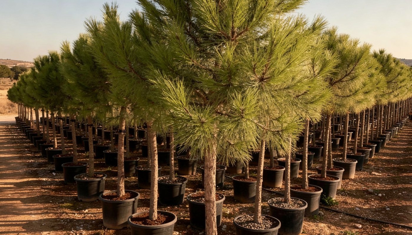 Pinus pinea, Export